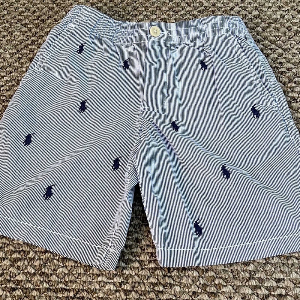 Polo by Ralph Lauren Boy's Blue Striped Shorts/Size 5
